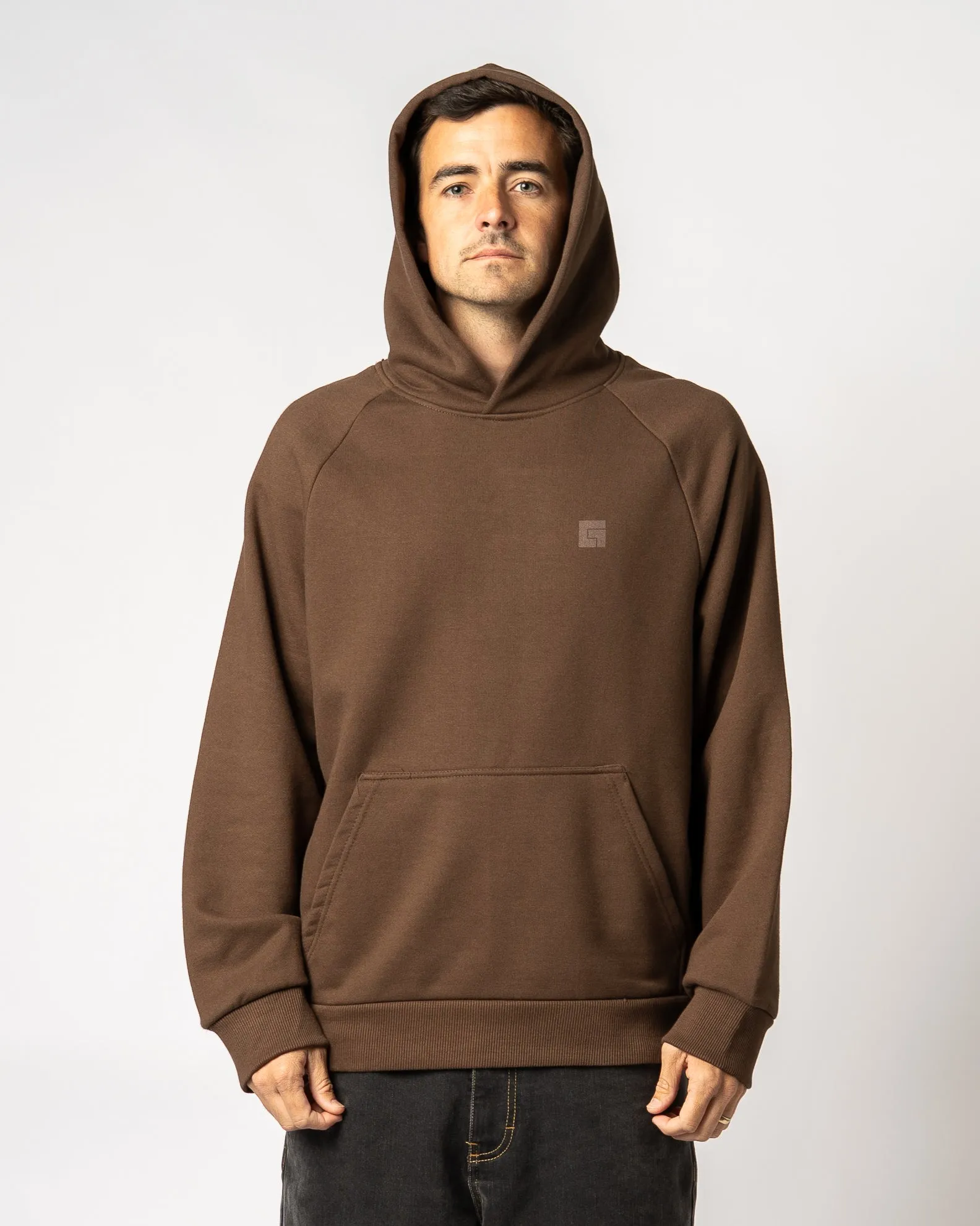 Volt Pullover Hoodie - Schokoladenbraun