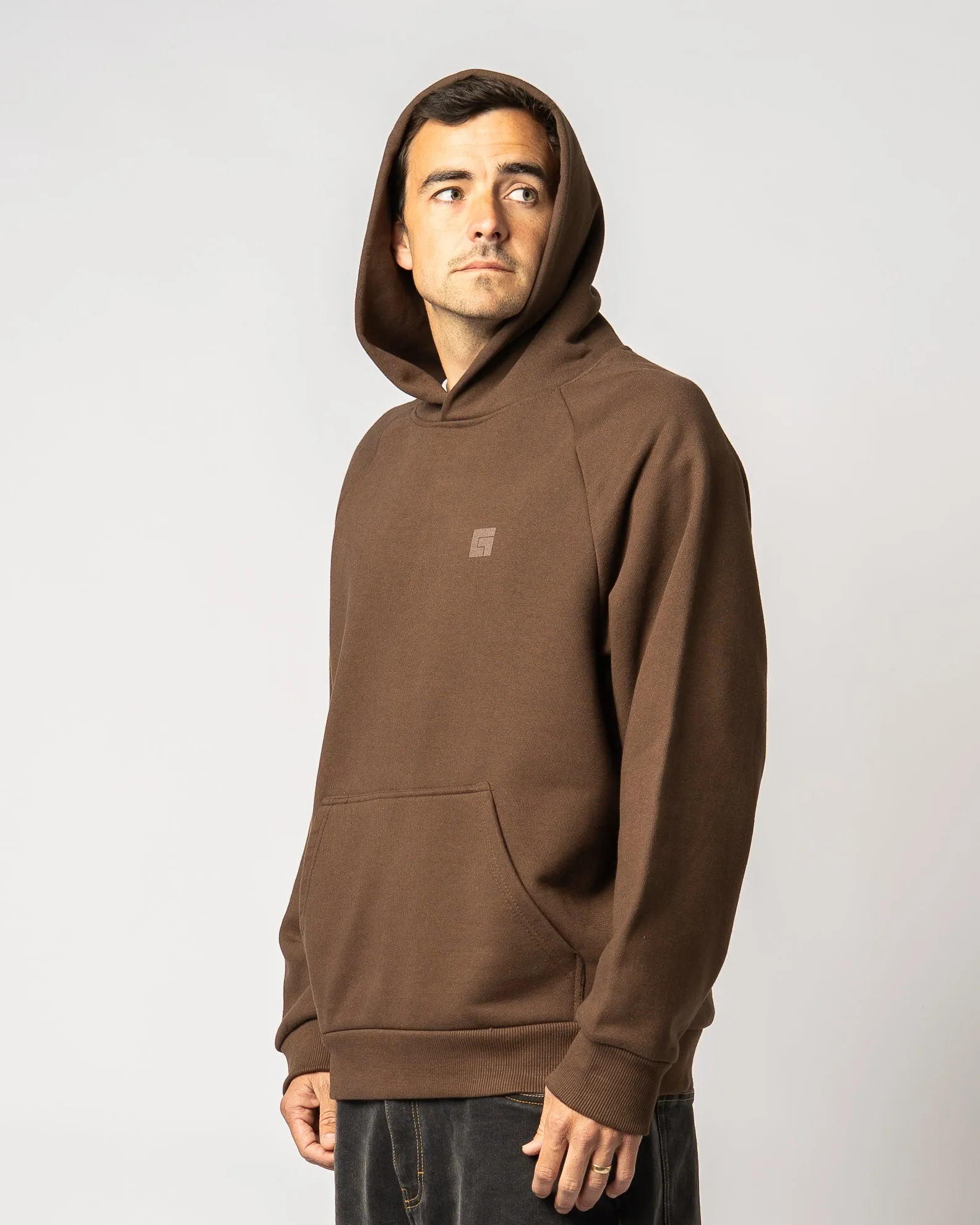Volt Pullover Hoodie - Schokoladenbraun
