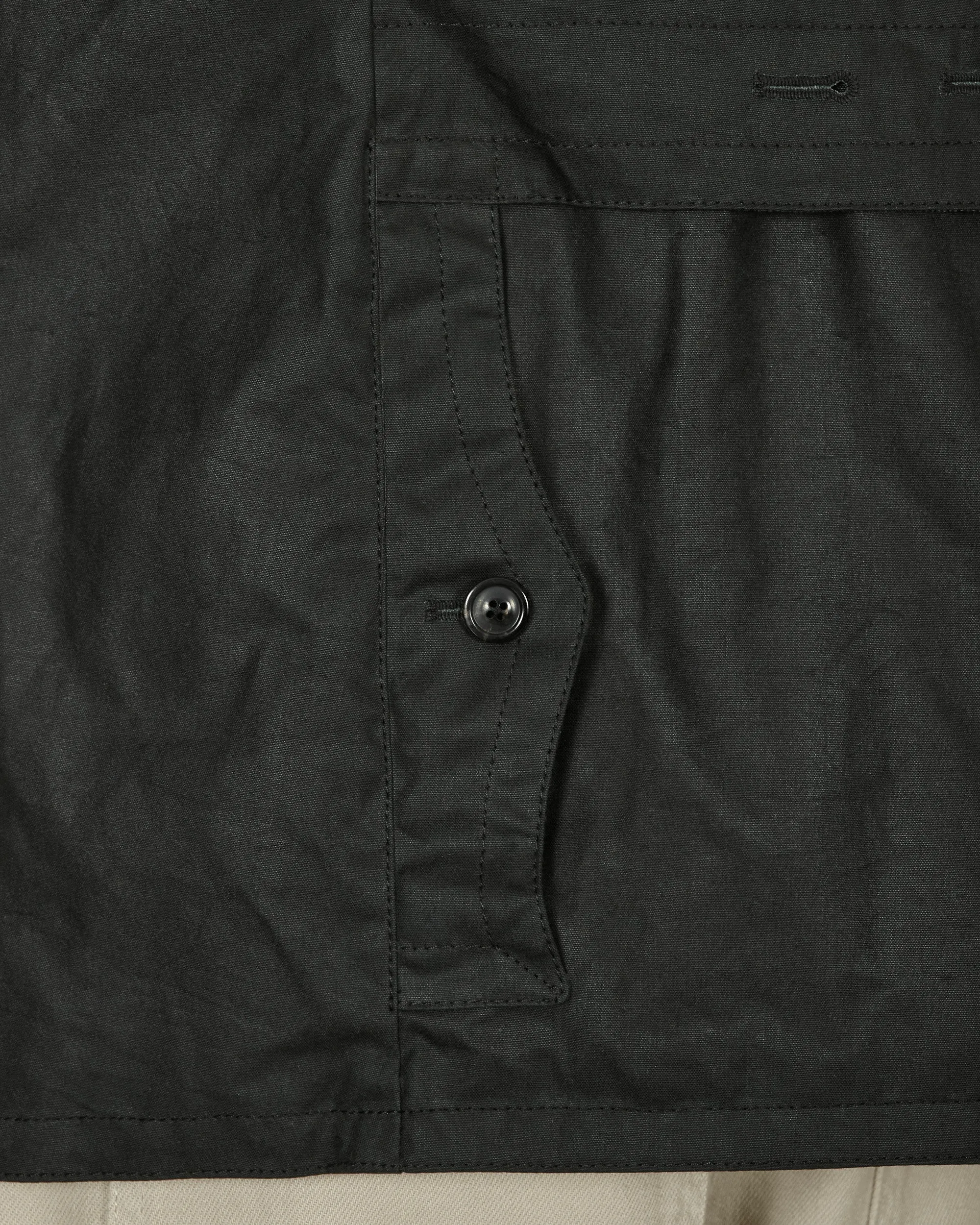 Gewachste Baumwolljacke Grün