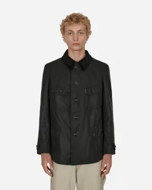 Gewachste Baumwolljacke Grün