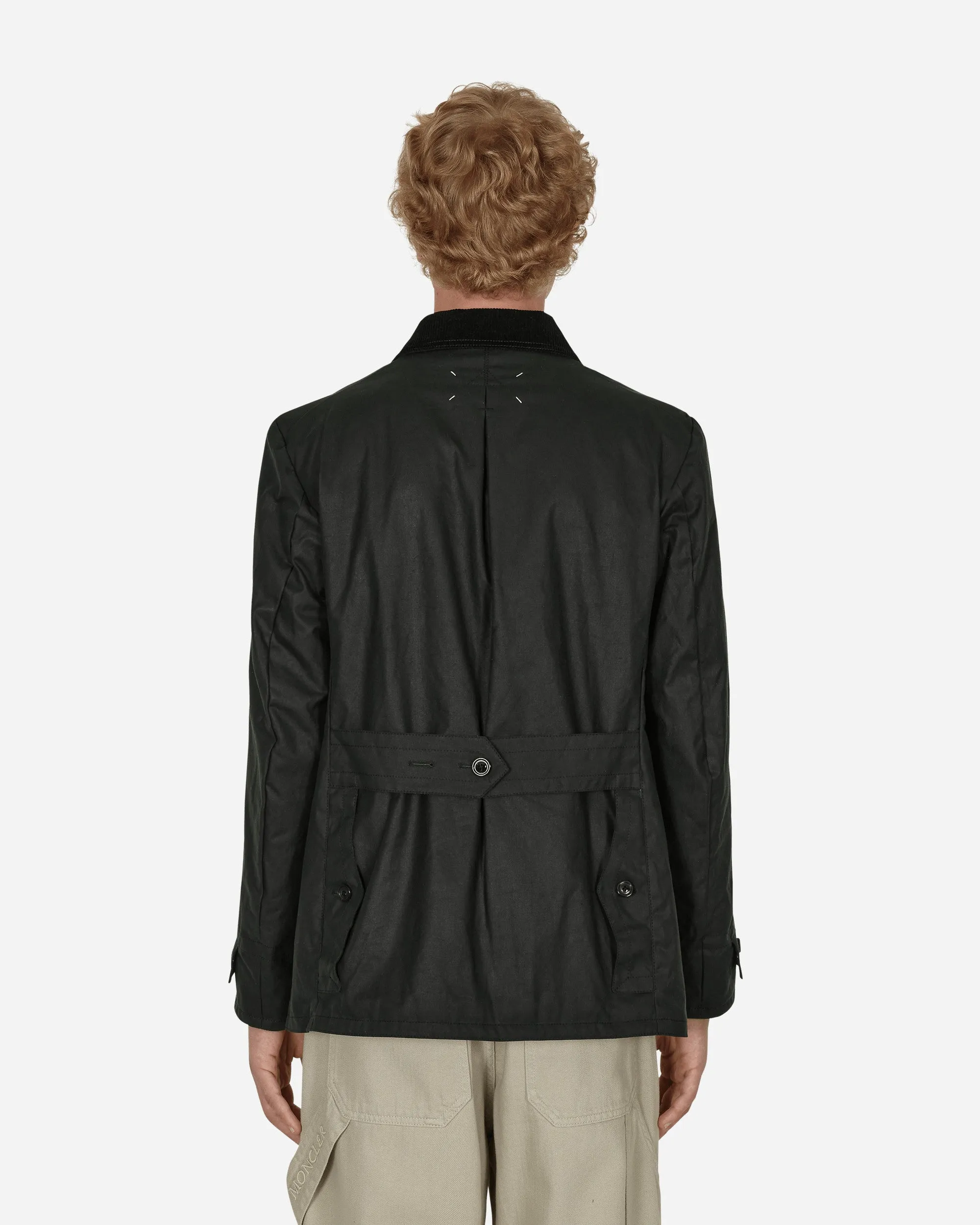 Gewachste Baumwolljacke Grün