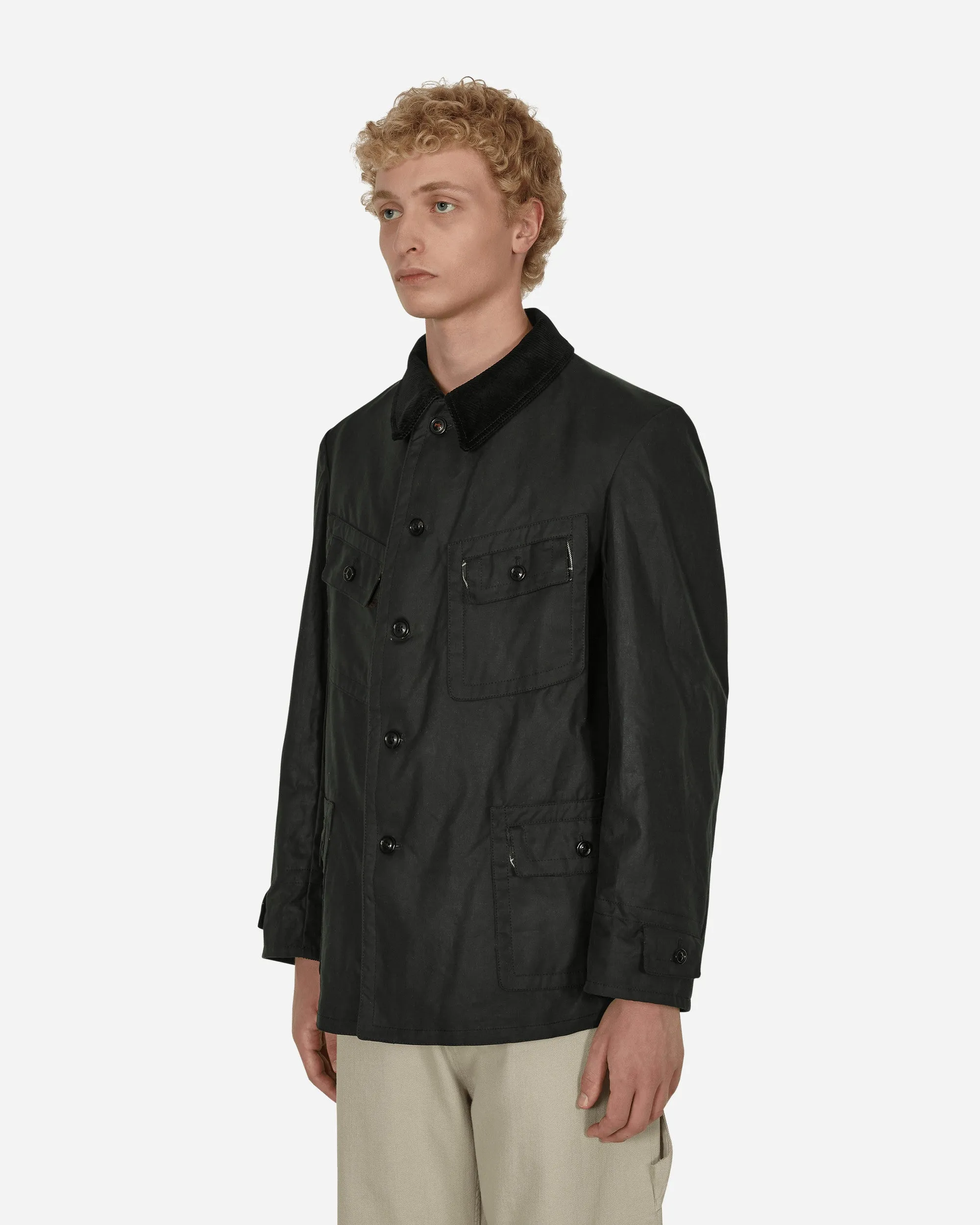 Gewachste Baumwolljacke Grün