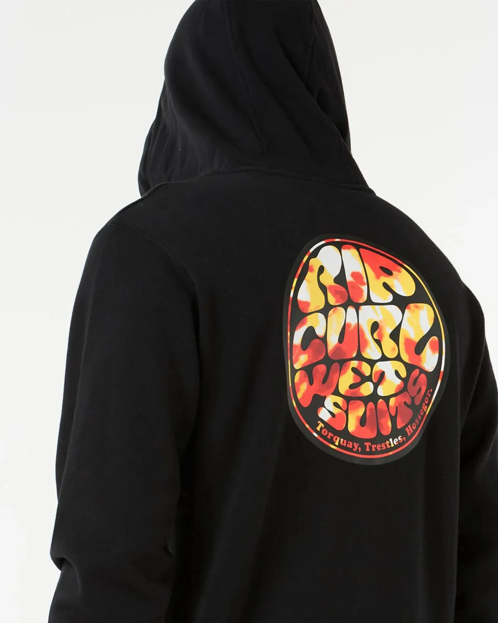 Wettie Passage Icon Zip Through Hoodie - Schwarz