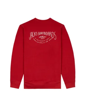 Klassisches Frauen-Crewneck-Sweatshirt mit Halbmondmuster