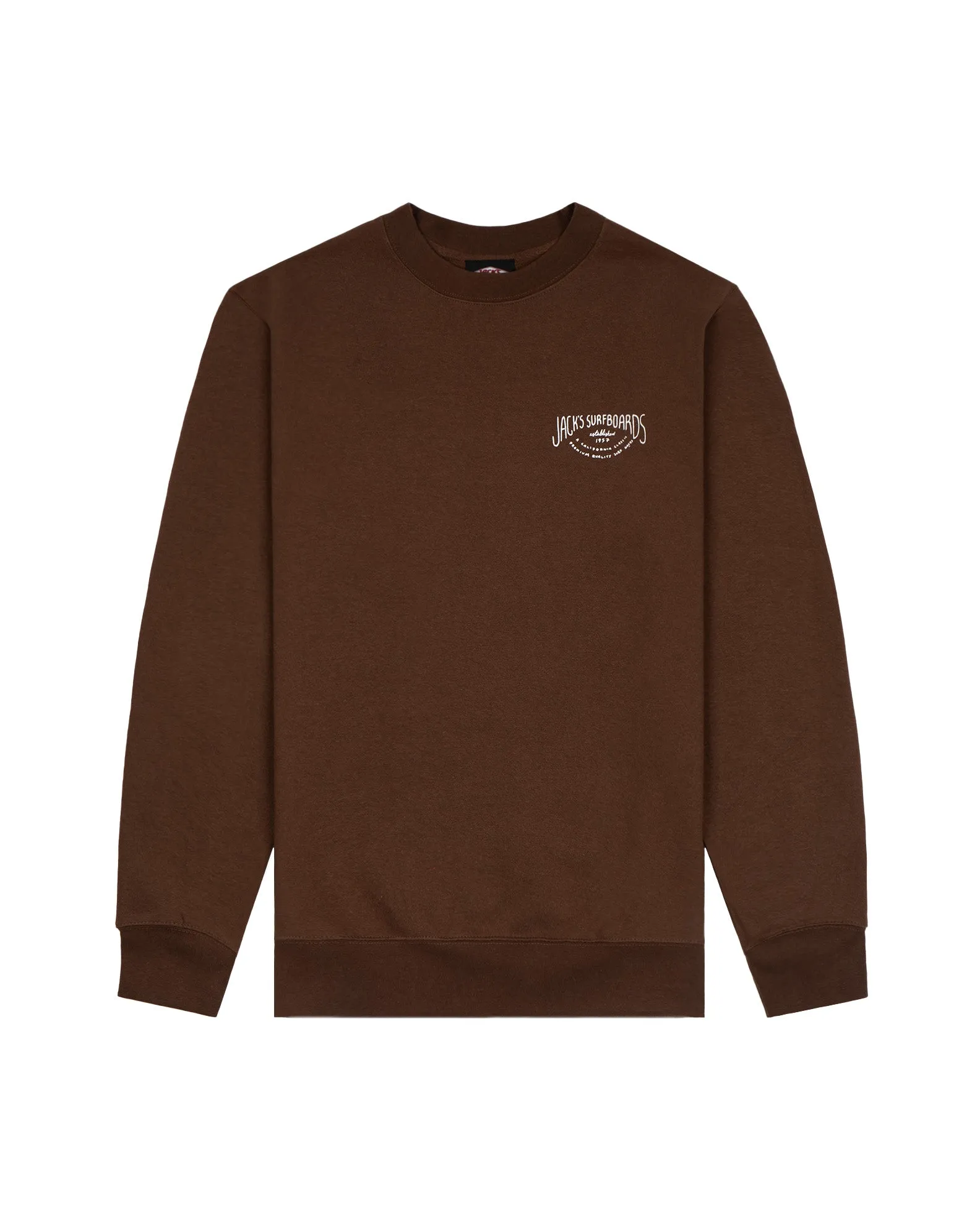 Klassisches Frauen-Crewneck-Sweatshirt mit Halbmondmuster