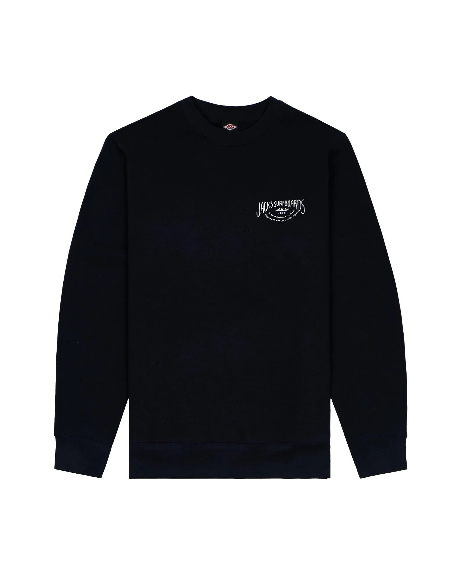 Klassisches Frauen-Crewneck-Sweatshirt mit Halbmondmuster