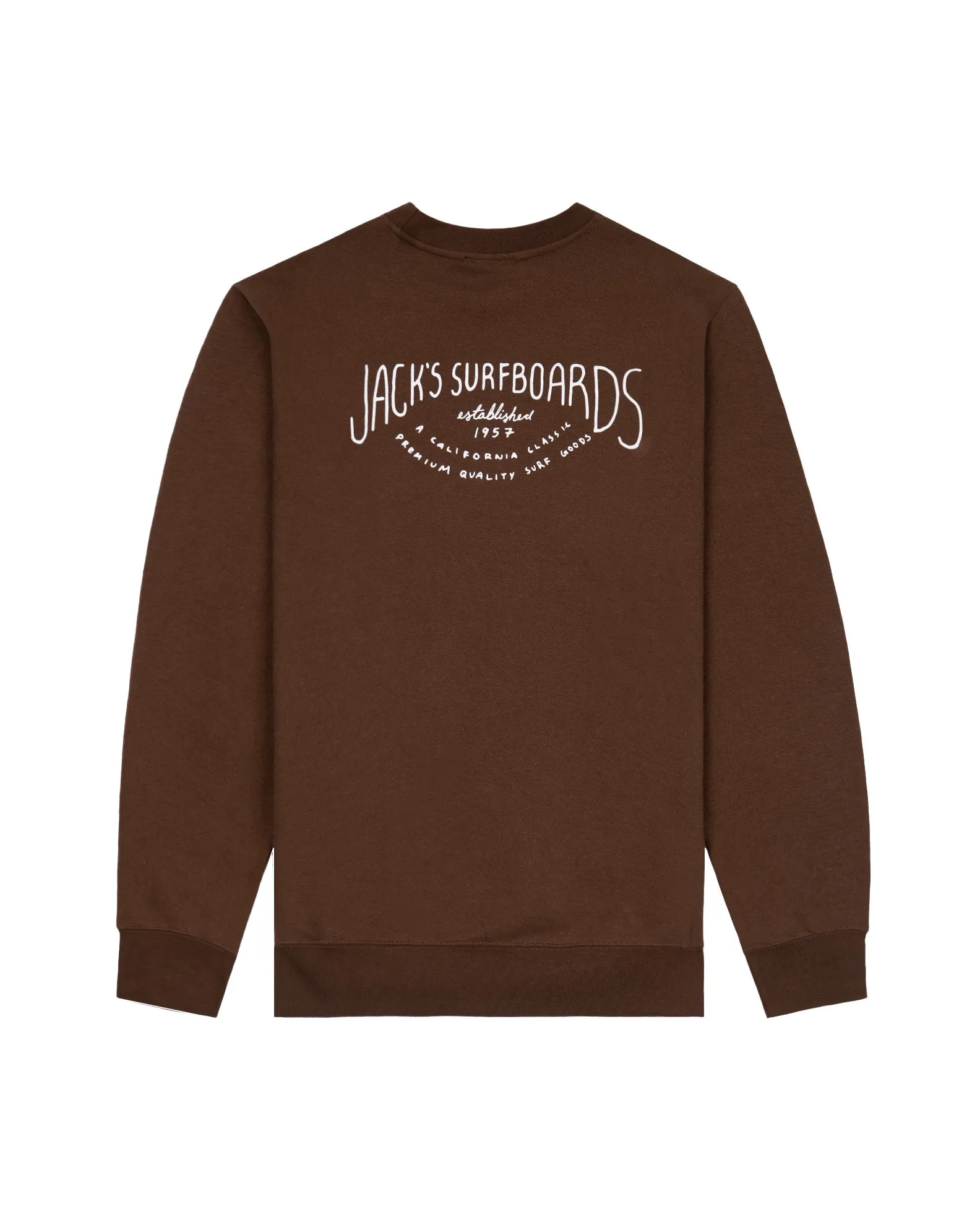 Klassisches Frauen-Crewneck-Sweatshirt mit Halbmondmuster