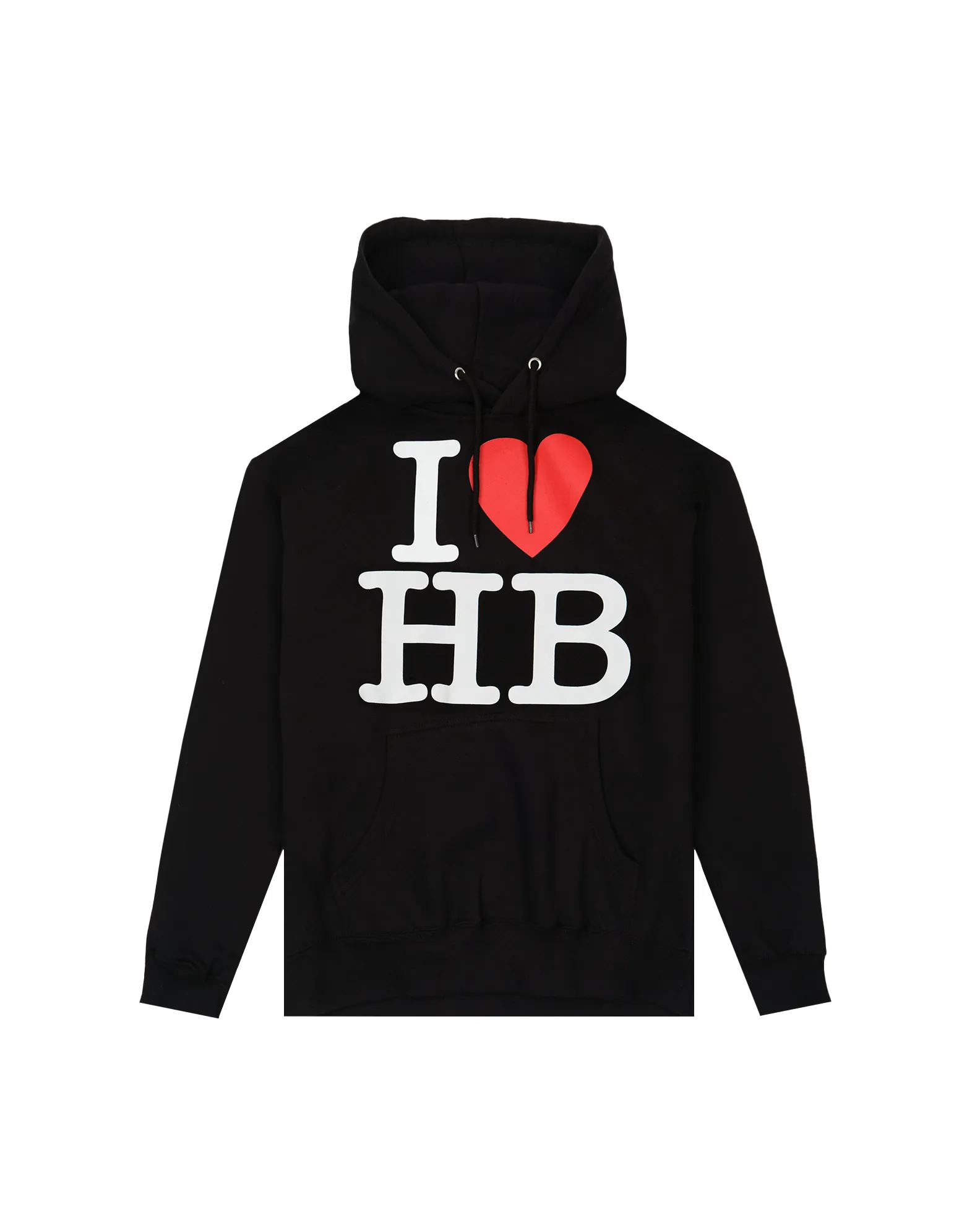 Damens I Heart HB Pullover Hoodie