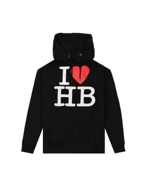 Damens I Heart HB Pullover Hoodie