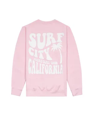 Damens Sway Surf City Crewneck Sweatshirt