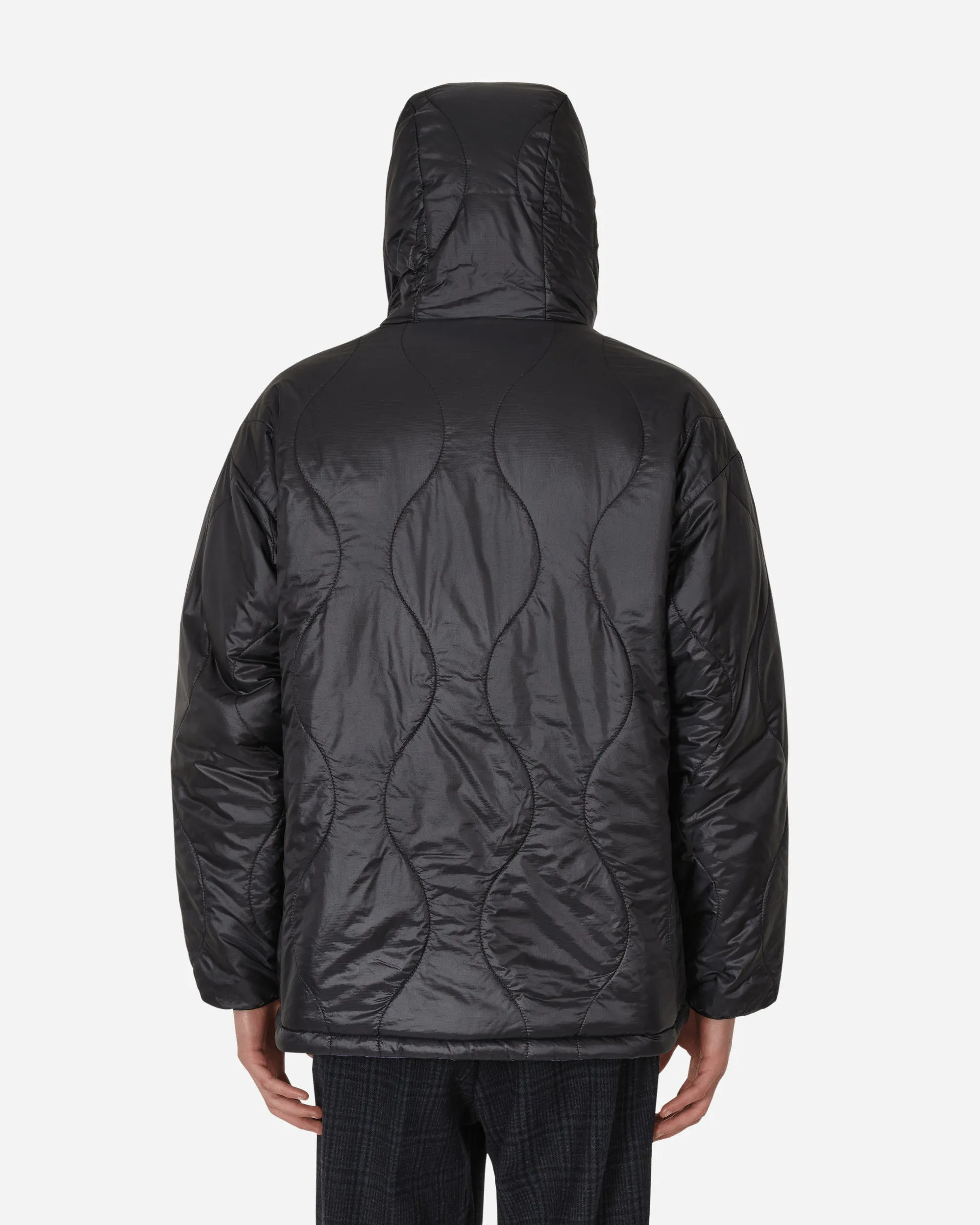 Y2K Reversible Kapuzenjacke Schwarz
