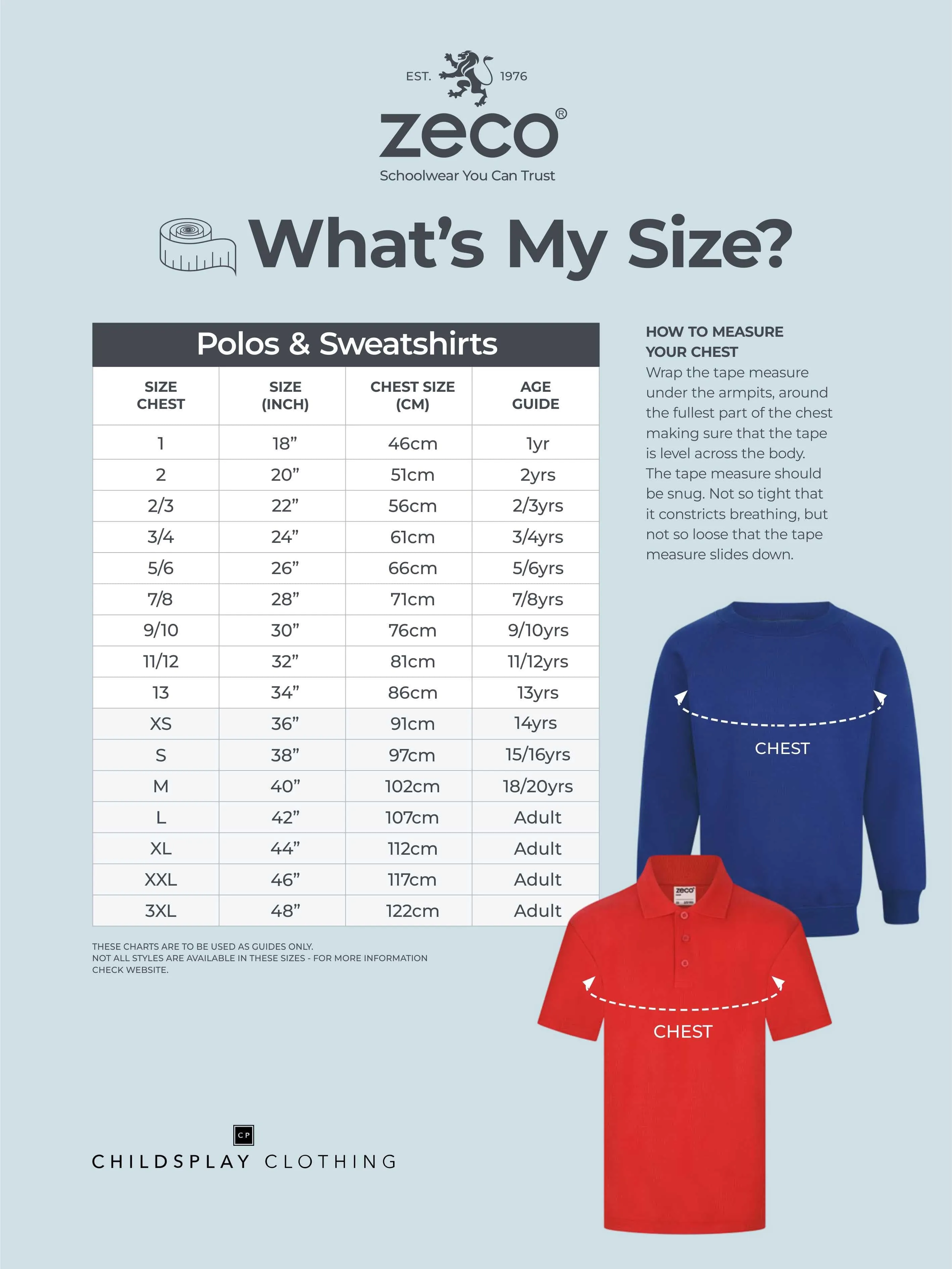 Zeco Kids Schul-Crewneck-Sweatshirt in Marineblau